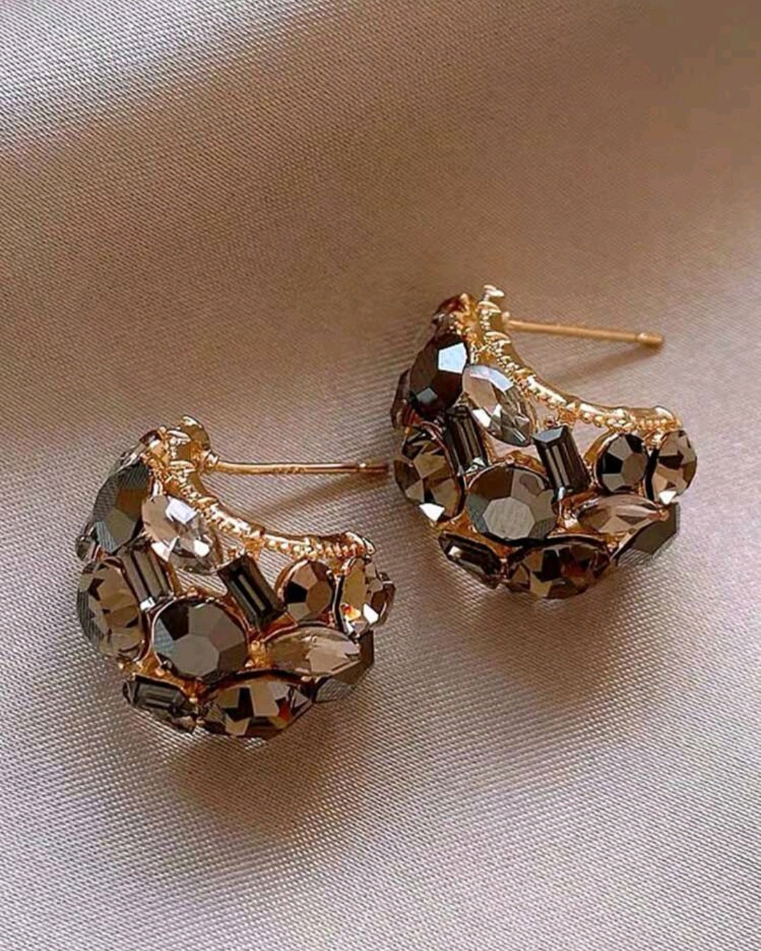 INLAY HOOP EARRINGS