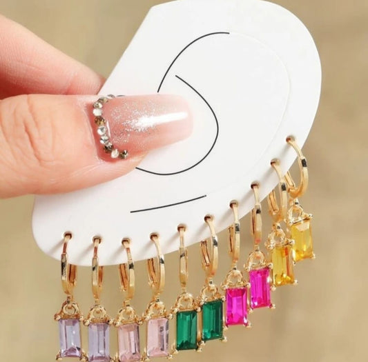 RAINBOW EARRING SET