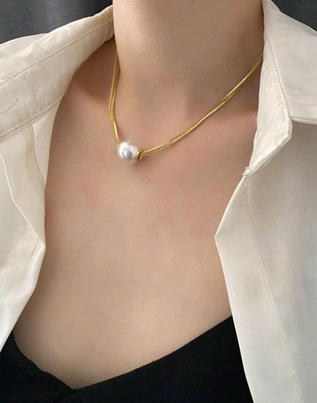 ELEGANT PEARL NECKLACE