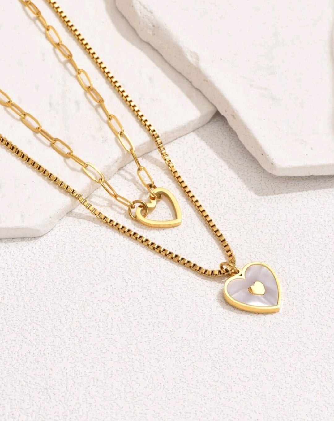 HEART LAYERED NECKLACE